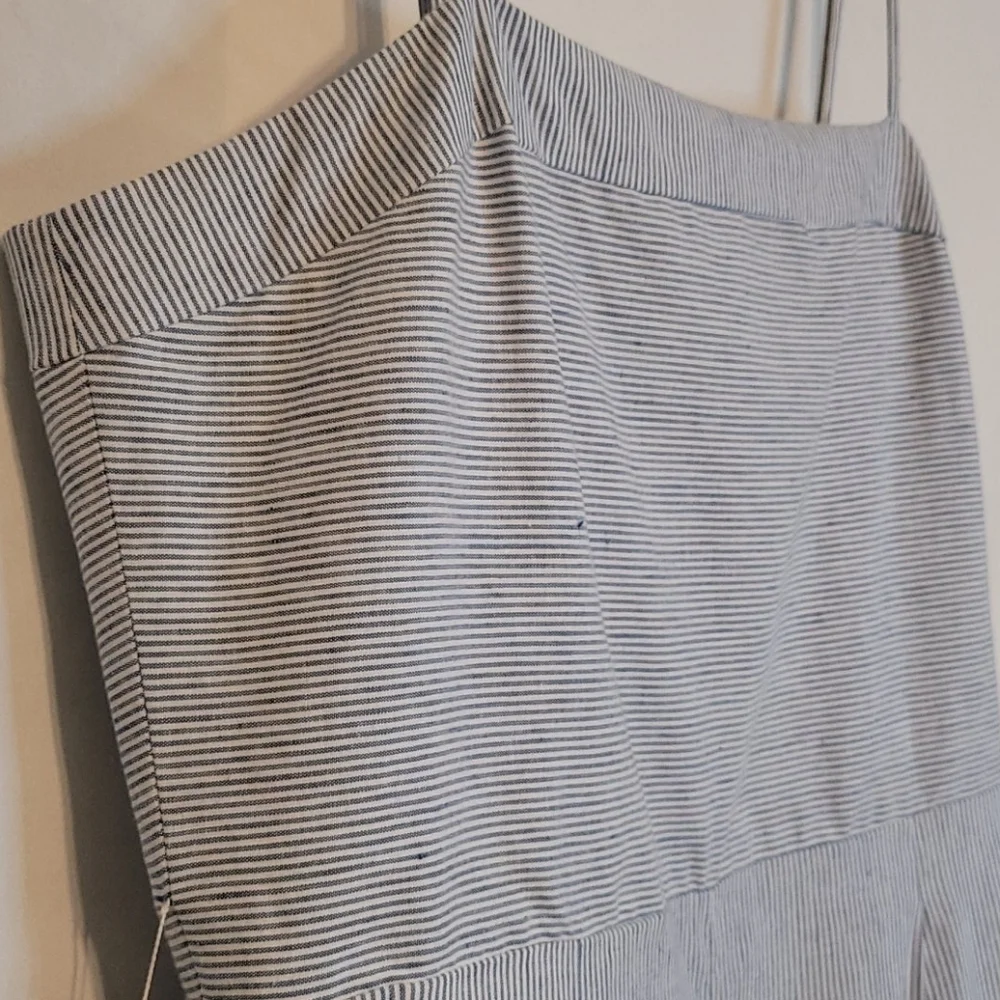 BANANA Republic Women's Striped Cropped Jumpsuit